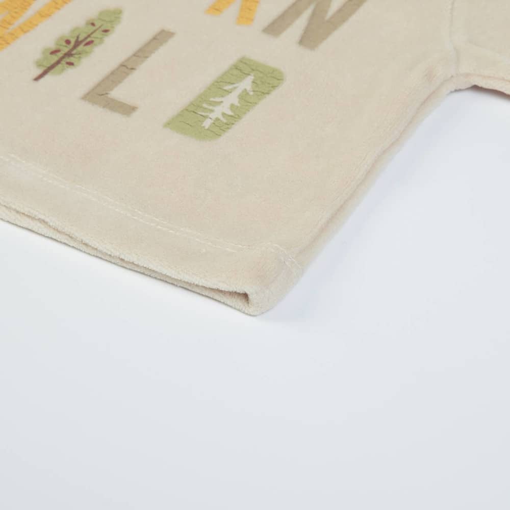 Completo Neonato Nascita in Ciniglia - Born Wild - dettaglio