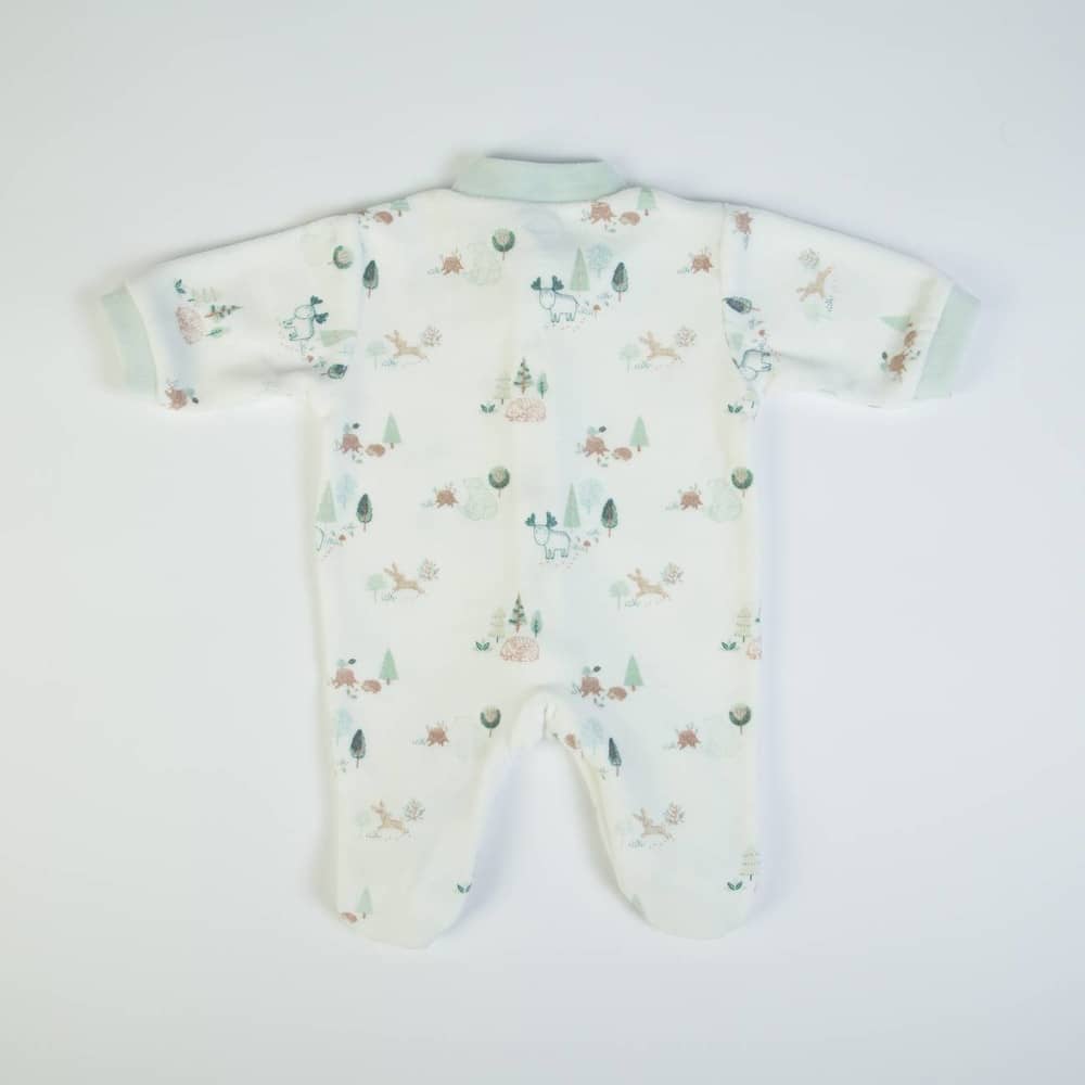 Tutina Neonato Nascita in Ciniglia - Alce - retro