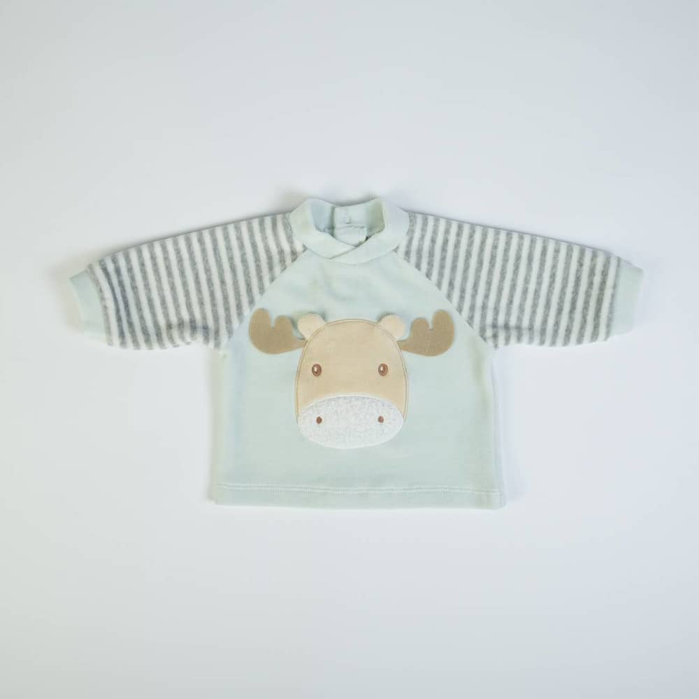 Completo Neonato Nascita in Ciniglia - Alce - maglia
