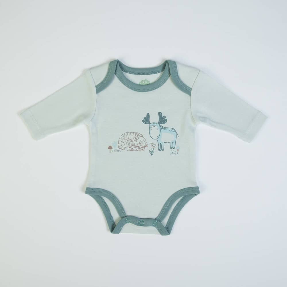 Set regalo Neonato Nascita 3 Pezzi - Alce - body