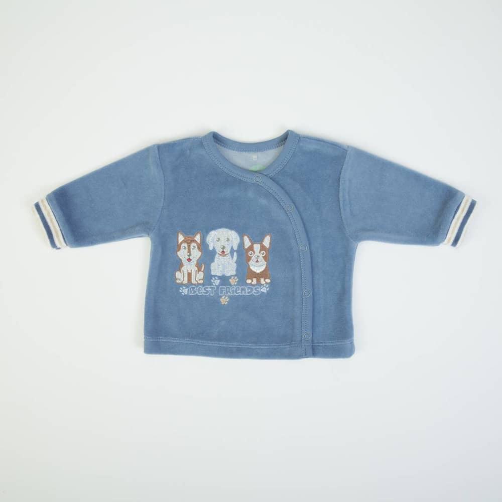 Completo Neonato Nascita in Ciniglia - Best Friends - maglia