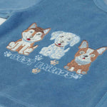 Completo Neonato Nascita in Ciniglia - Best Friends - ricamo