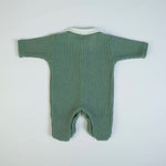 Tutina Neonato Nascita in Caldo Cotone - Coccodrillo - retro
