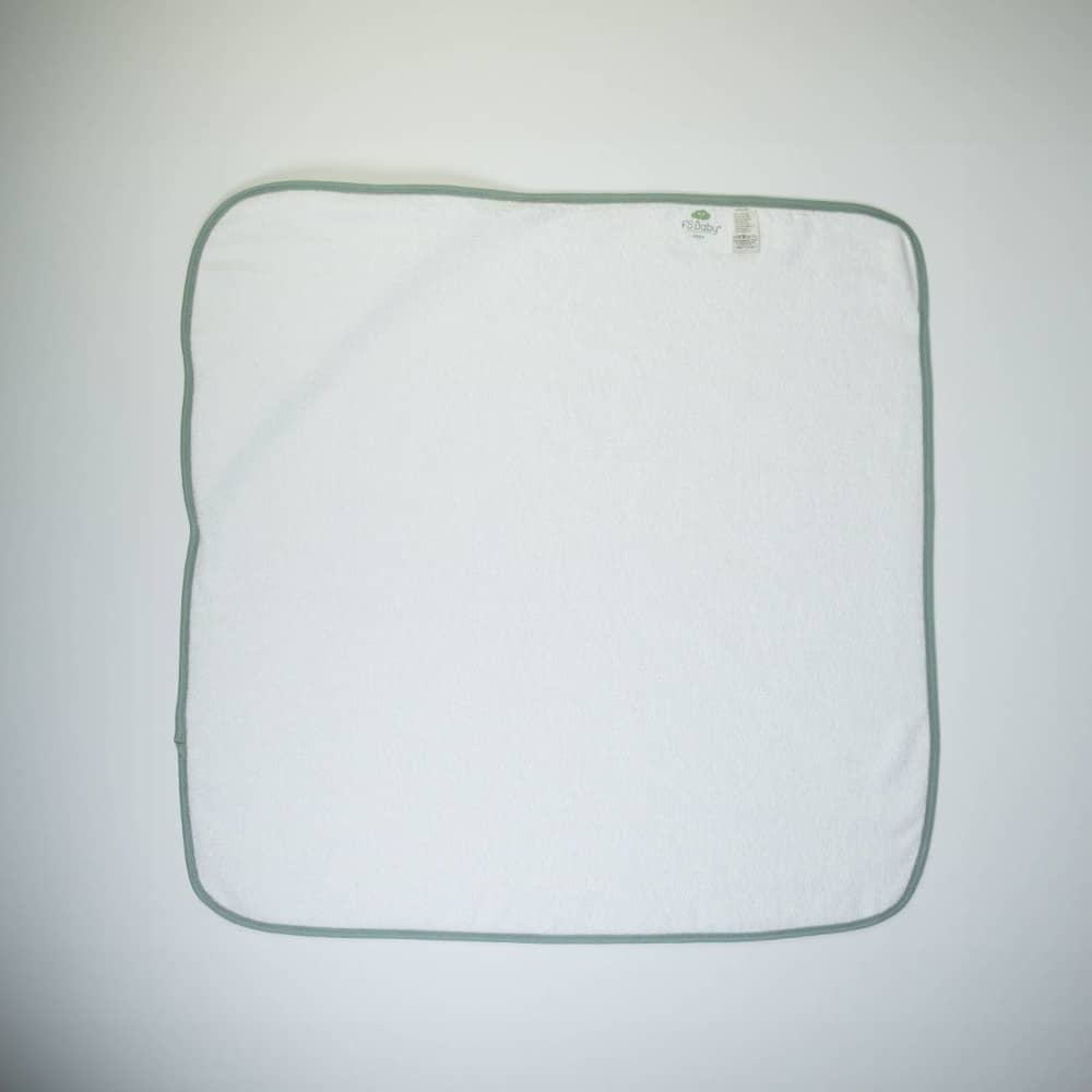 Accappatoio a triangolo neonato in Spugna - Coccodrillo - retro