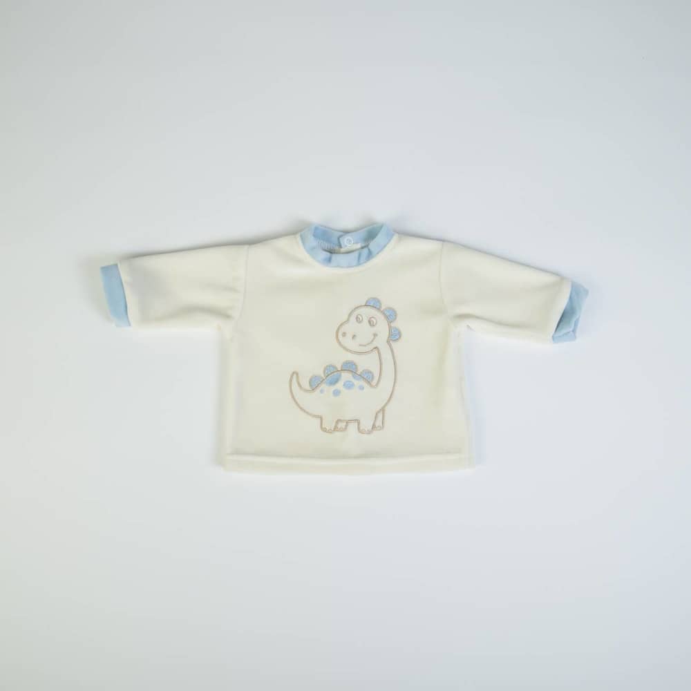 Completo Neonato Nascita in Ciniglia - Dinosauro - maglia