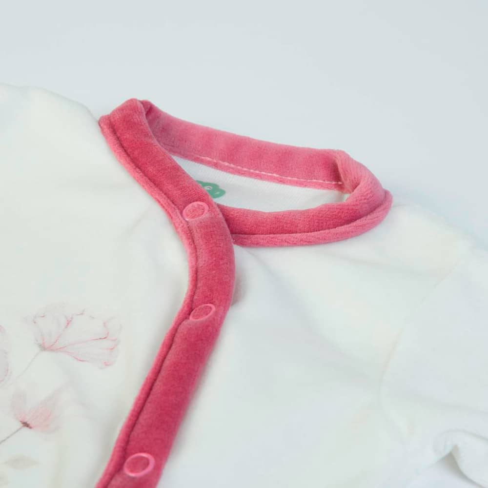 Tutina Neonato Nascita in Ciniglia - Coniglietta - collo