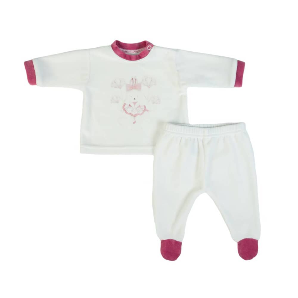 Completo Neonata Nascita in Ciniglia  - Coniglietta