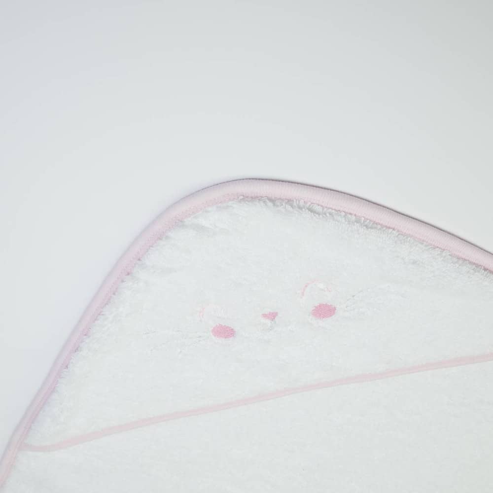 Accappatoio Neonato a Triangolo in Spugna - Gattina