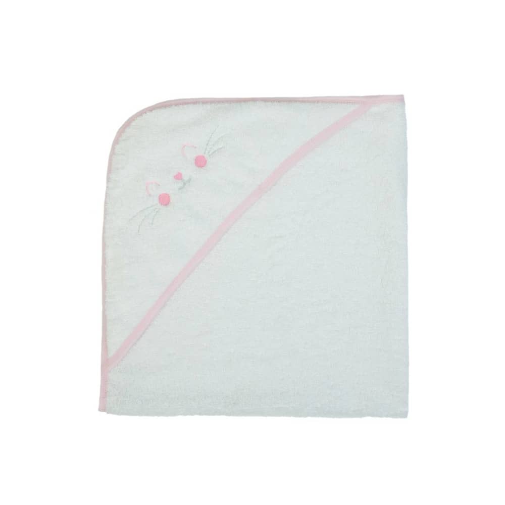 Accappatoio Neonato a Triangolo in Spugna - Gattina