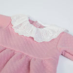 Tutina Neonato Nascita in Caldo Cotone - Romance - colletto