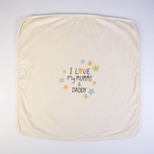 Copertina Neonato Invernale in Ciniglia - Love