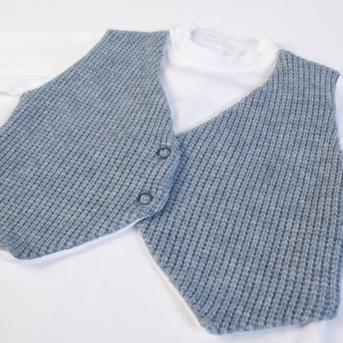 Completo Invernale a Maglia - Gilet