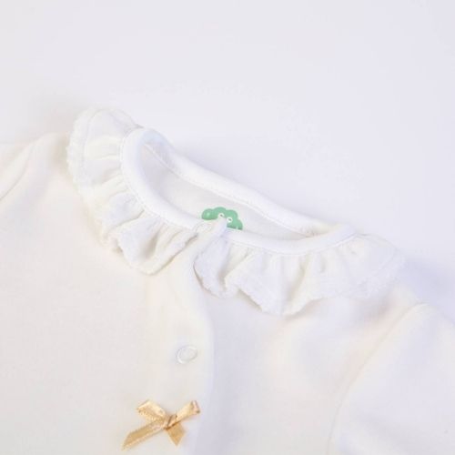 Tutina Neonato in Ciniglia - Bianco - Fiocchetti