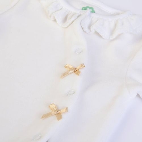 Tutina Neonato in Ciniglia - Bianco - Fiocchetti