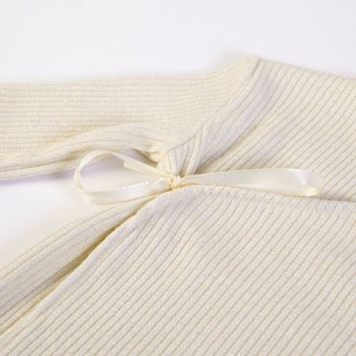 Tutina Neonato a Maglia 2 Pezzi - Gold