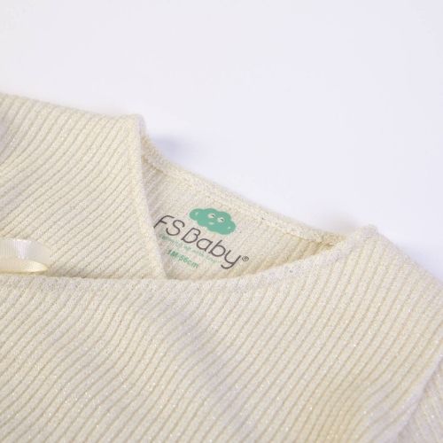 Tutina Neonato a Maglia 2 Pezzi - Gold