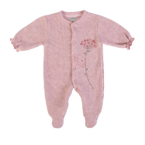 Tutina Neonata a Maglia - Rosa Cipria