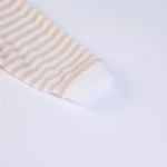Tutina Neonato in Ciniglia - Bianco Beige - Orsetto