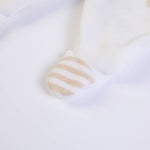Tutina Neonato in Ciniglia - Bianco Beige - Orsetto