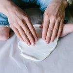 Cornice porta foto da tavolo con impronta - pearhead