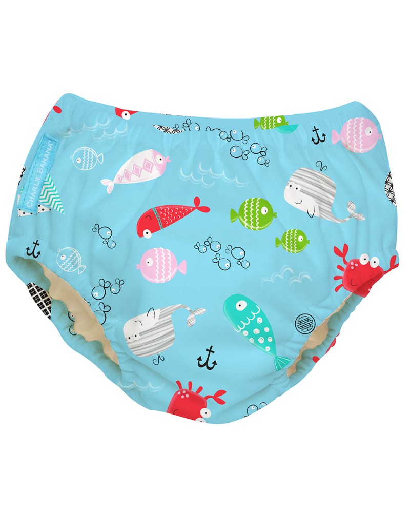 COSTUME CONTENITIVO E MUTANDINA TRAINING 2 IN 1 - Florida Celeste - CHARLIE BANANA