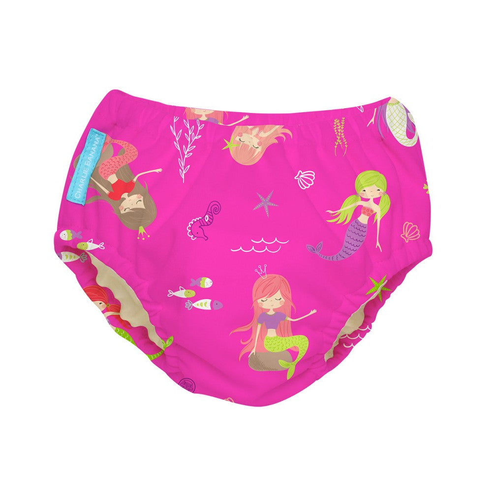 COSTUME CONTENITIVO E MUTANDINA TRAINING 2 IN 1 - MERMAID ZOE TG. M - CHARLIE BANANA