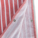 PONCHO MARE BAMBINO IN SPUGNA ROSA CON CAPPUCCIO - DAISY