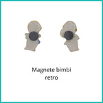 SACCHETTINO CONFETTI SEGNAPOSTO BOMBONIERA NASCITA BATTESIMO MAGNETE BIMBO CELESTE - Nene Shop