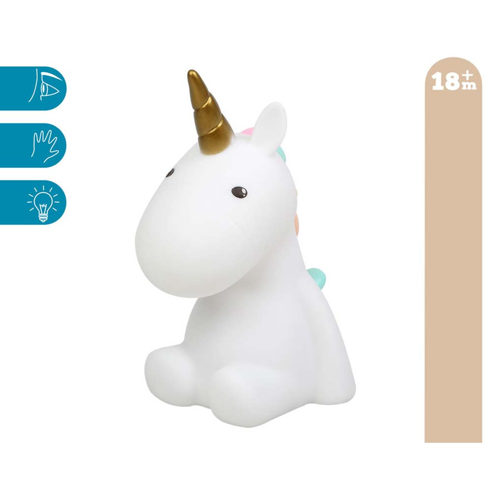 LUCE NOTTURNA PER CAMERETTA BAMBINI - UNICORNO