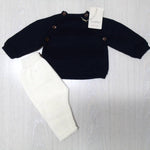COMPLETO NASCITA NEONATO IN MISTO LANA - LEON - Nene Shop
