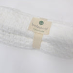 Copertina Neonato Culla carrozzina Passeggino in cotone crochet bianco