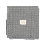 COPERTINA NEONATO CARROZZINA CULLA PASSEGGINO IN CROCHET - COTONE - GRIGIO - Nene Shop
