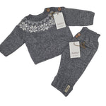 Completo Neonato in Cotone Organico - Grigio
