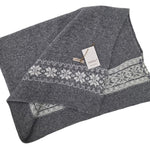 Copertina in Cotone Organico - Grigio Bianco