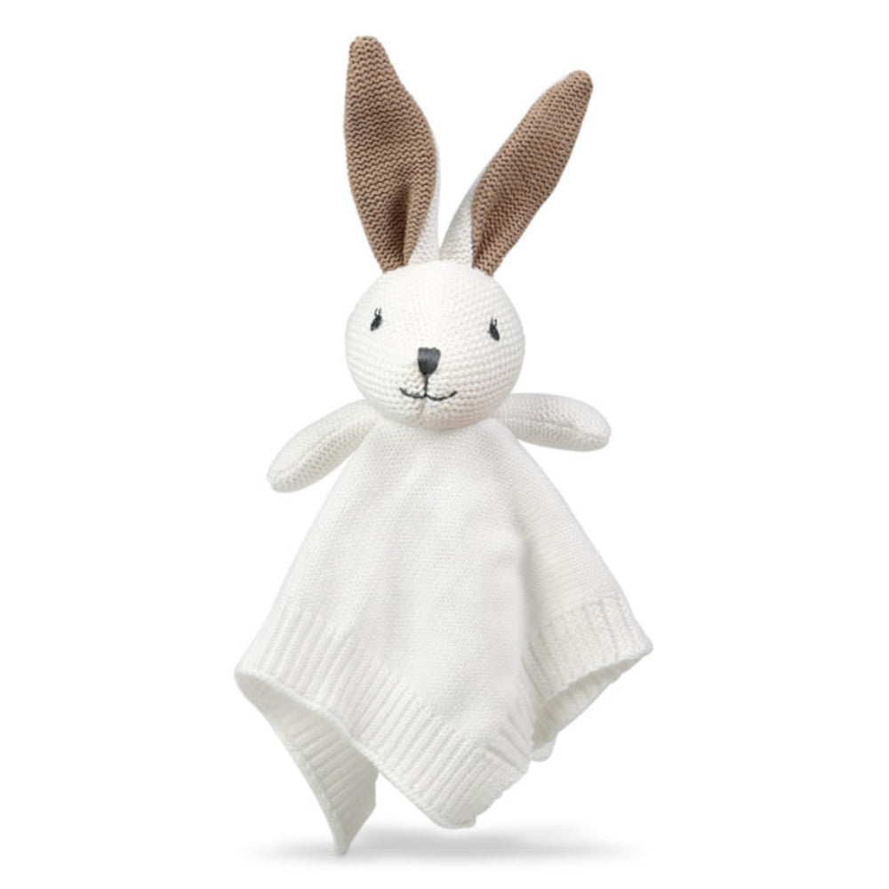 Doudou Neonato Cotone Coniglietto Bianco