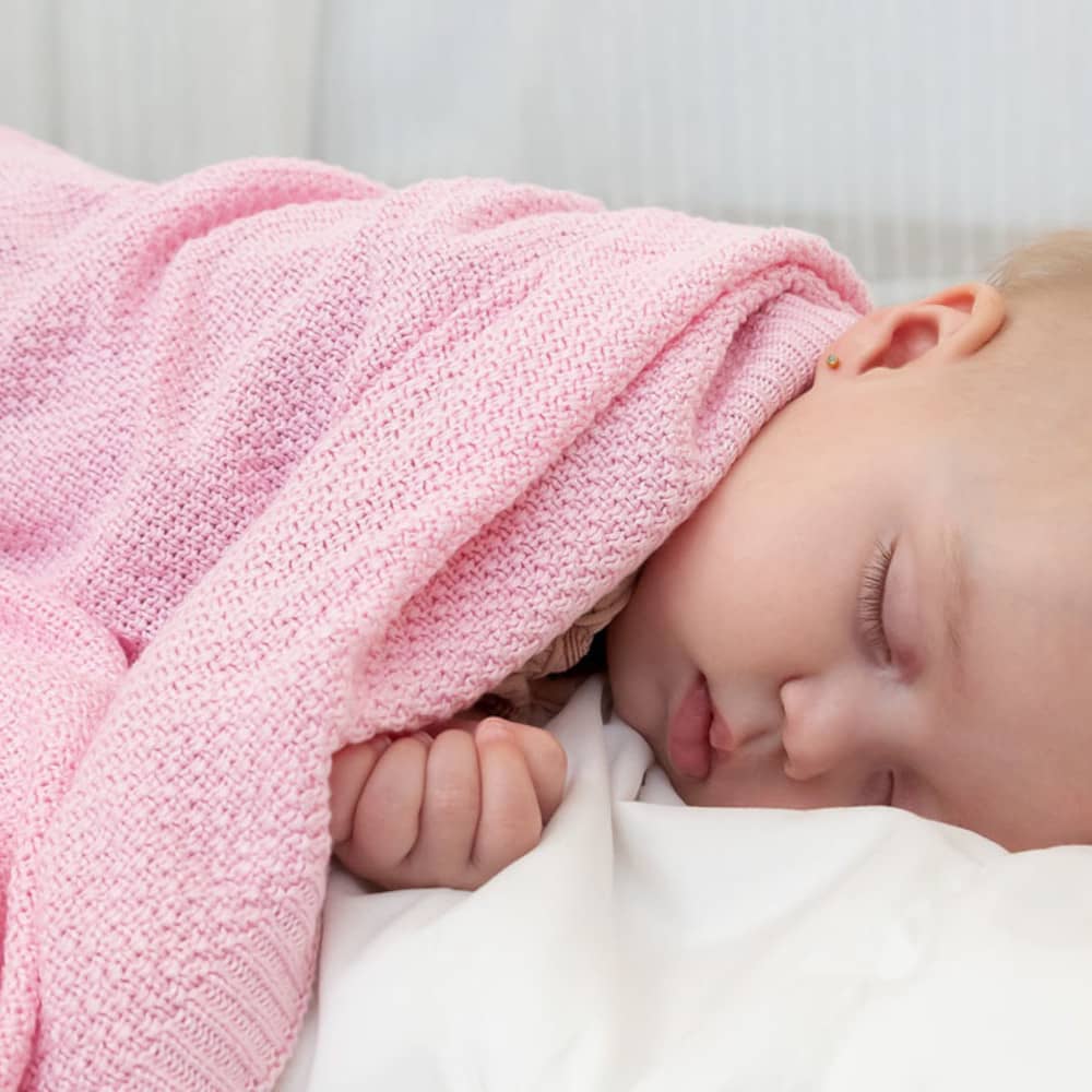 COPERTINA ESTIVA NEONATO IN BAMBOO - ROSA - Nene Shop