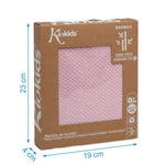 COPERTINA ESTIVA NEONATO IN BAMBOO - ROSA - Nene Shop