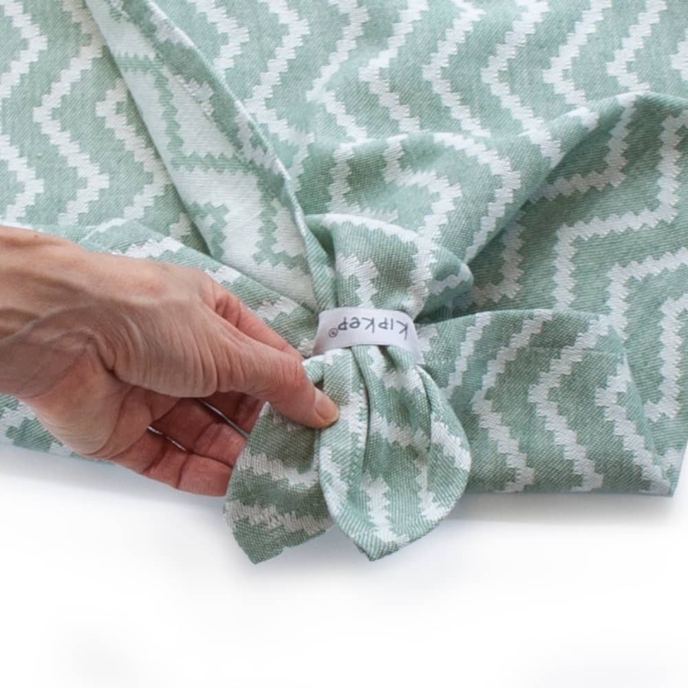 Accappatoio Neonato in Mussola di Cotone - Verde - Kipkep