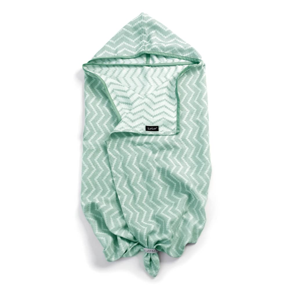 Accappatoio Neonato in Mussola di Cotone - Verde - Kipkep