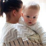 Bavaglino 3 in 1in cotone - panno anti rigurgito neonato - kipkep