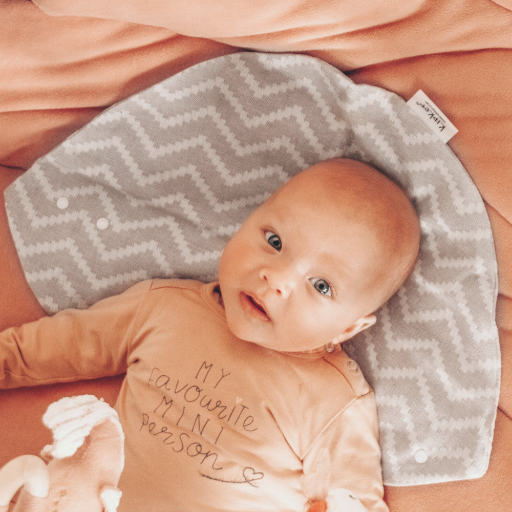 Bavaglino 3 in 1in cotone - panno anti rigurgito neonato - kipkep