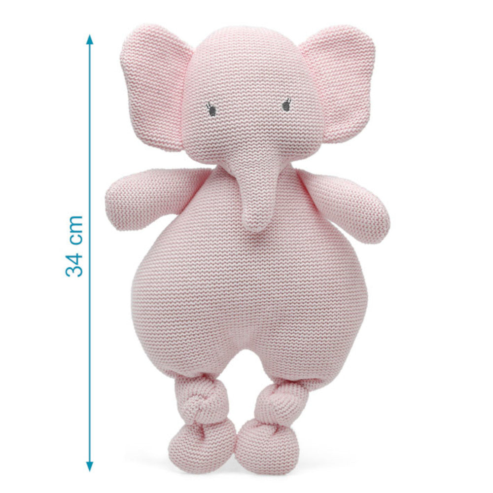 Pupazzo Elefante Rosa in Cotone - Cotton Friends