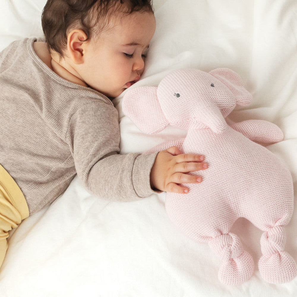 Pupazzo Elefante Rosa in Cotone - Cotton Friends