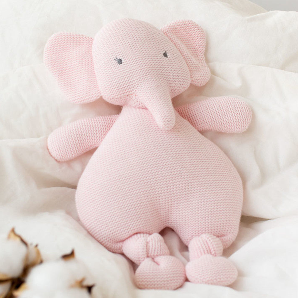 Pupazzo Elefante Rosa in Cotone - Cotton Friends