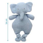 Pupazzo Elefante Celeste in Cotone - Cotton Friends