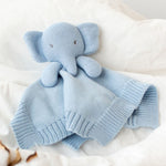 Doudou Neonato Nascita in Cotone Elefante Celeste - Kiokids