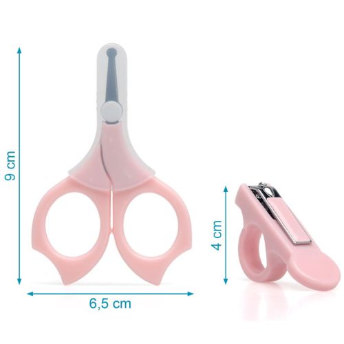 Forbicine Unghie Neonato Punta Tonda - Set Manicure Neonato