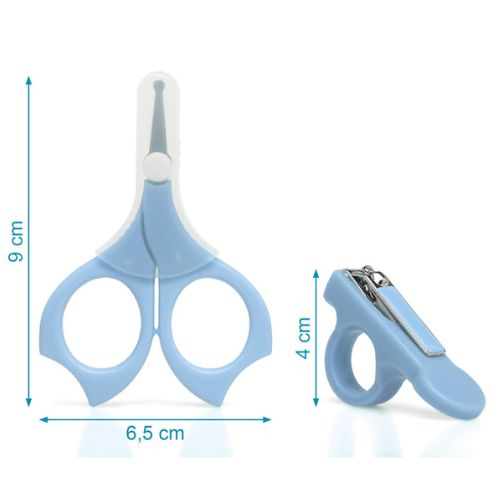 Forbicine Unghie Neonato Punta Tonda - Set Manicure Neonato