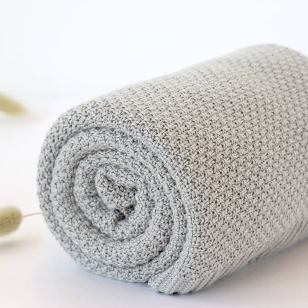 Copertina Neonato Estiva in Bamboo - Grigio