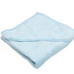 Accappatoio Neonato Asciugamano a Triangolo in Bamboo Celeste